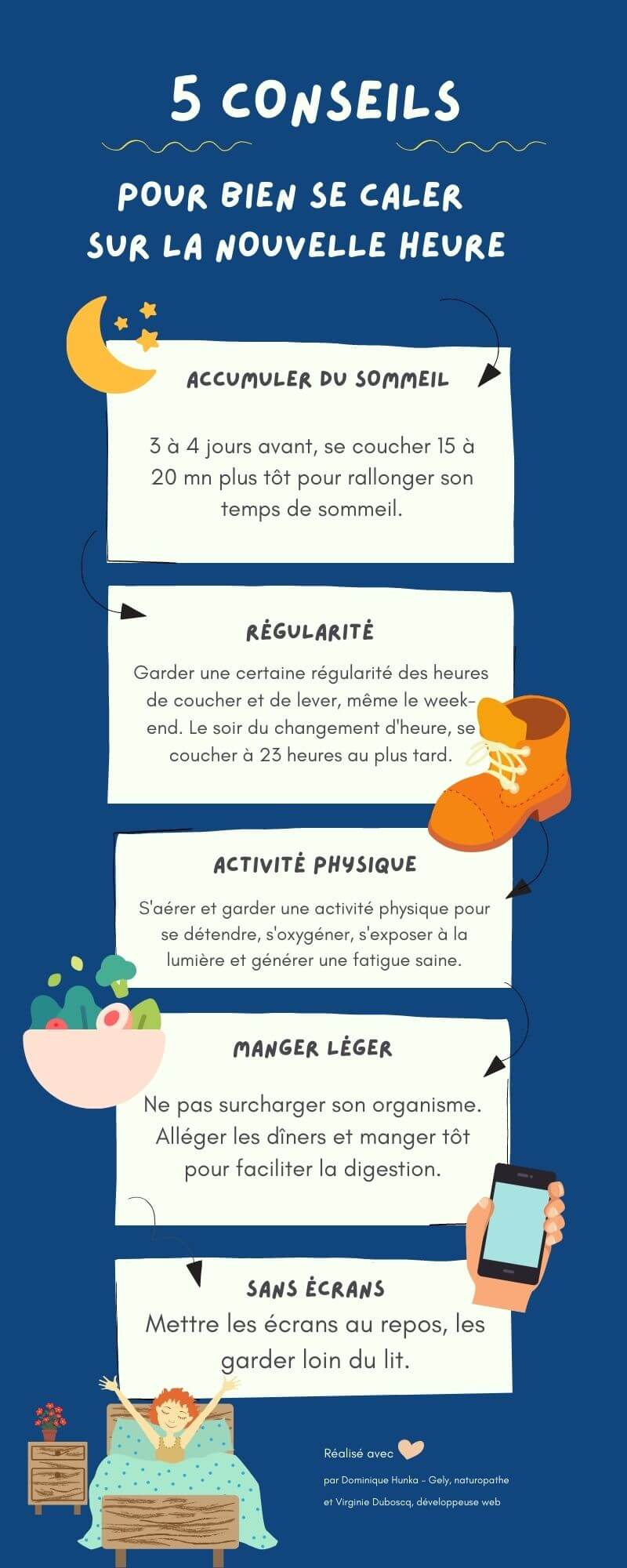comment bien s adapter au changement d heure infographie