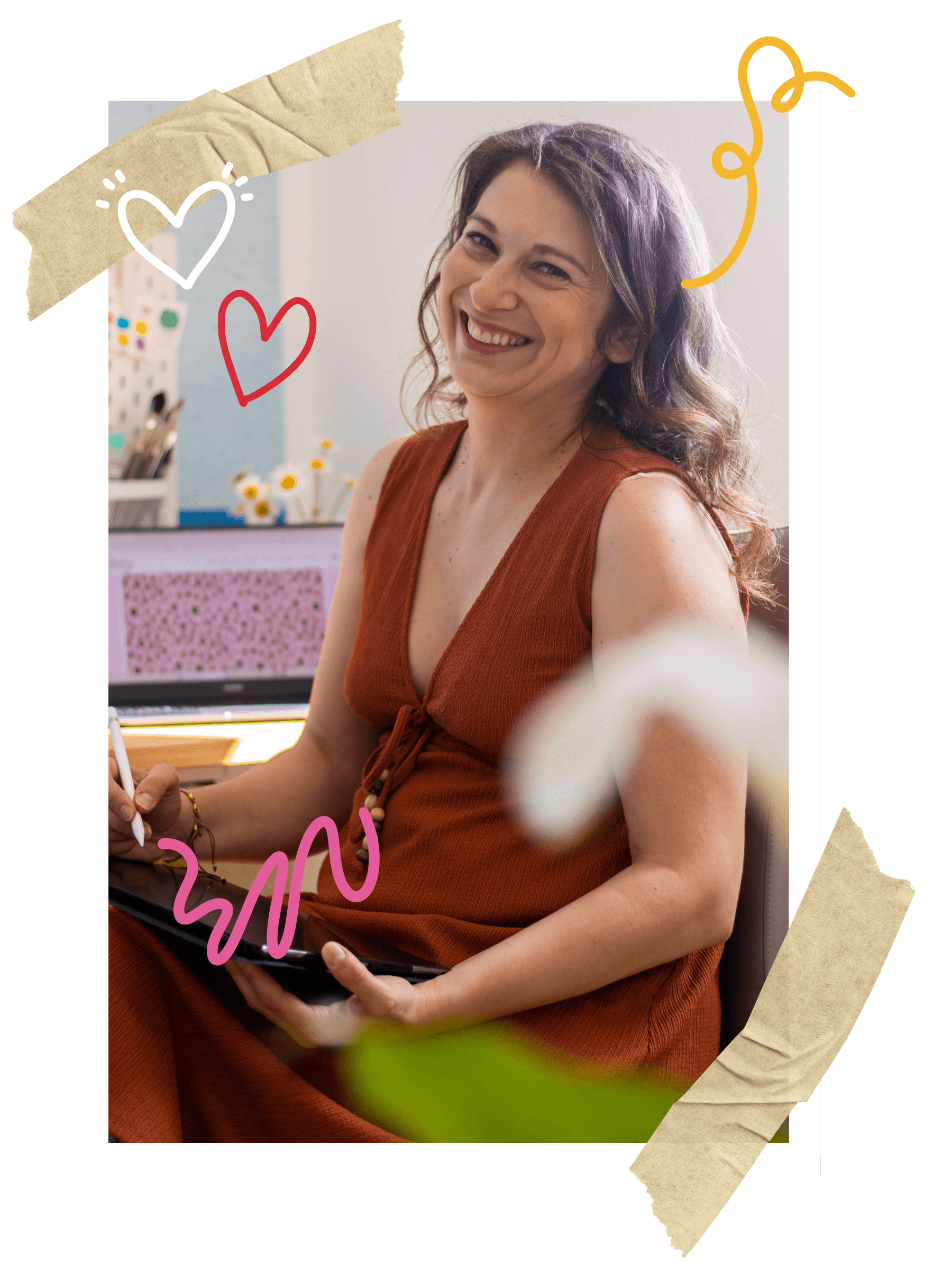 virginie duboscq créatrice de motifs couleurs