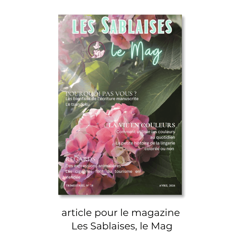 article ecriture le magazine les sablaises