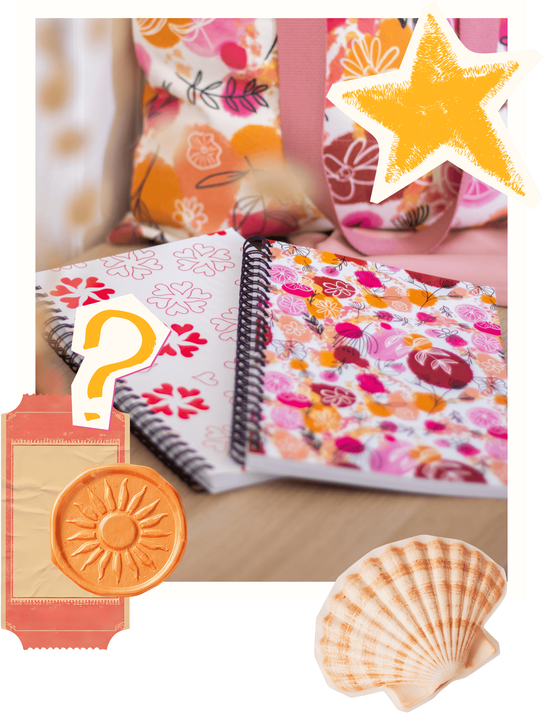 carnets journaling collage